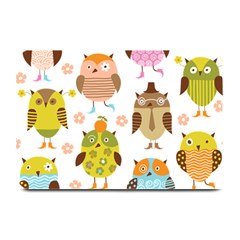 Cute Owls Pattern Plate Mats by Ket1n9