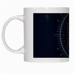 Minimalistic Knowledge Mathematics Trigonometry White Mug by Ket1n9