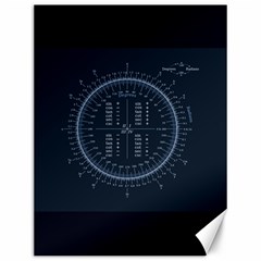 Minimalistic Knowledge Mathematics Trigonometry Canvas 12  X 16  by Ket1n9