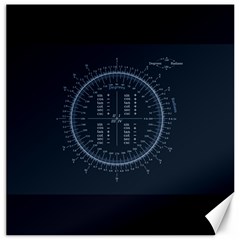 Minimalistic Knowledge Mathematics Trigonometry Canvas 16  X 16  by Ket1n9