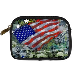 Usa United States Of America Images Independence Day Digital Camera Leather Case by Ket1n9