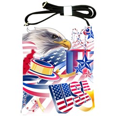 Independence Day United States Of America Shoulder Sling Bag by Ket1n9