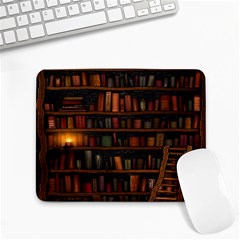 Books Library Small Mousepad by Ket1n9