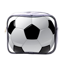 Soccer Ball Mini Toiletries Bag (one Side) by Ket1n9