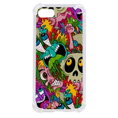 Crazy Illustrations & Funky Monster Pattern Iphone Se by Ket1n9