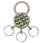 Snakes And Ladders 3-Ring Key Chain Front