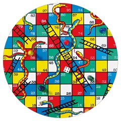 Snakes And Ladders Round Trivet by Ket1n9