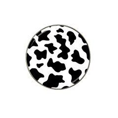 Animal-print-black-and-white-black Hat Clip Ball Marker by Ket1n9