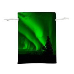 Aurora-borealis-northern-lights- Lightweight Drawstring Pouch (l) by Ket1n9