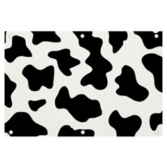 Animal-print-black-and-white-black Banner And Sign 6  X 4  by Ket1n9