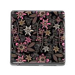 Flower Art Pattern Memory Card Reader (square 5 Slot) by Ket1n9