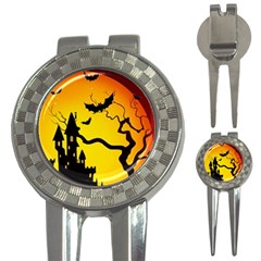 Halloween Night Terrors 3-in-1 Golf Divots by Ket1n9