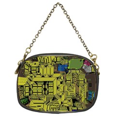 Technology Circuit Board Chain Purse (two Sides) by Ket1n9