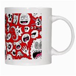 Another Monster Pattern White Mug Right