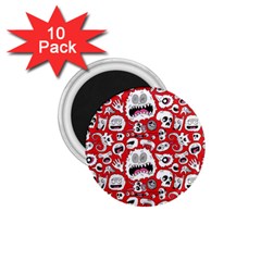 Another Monster Pattern 1 75  Magnets (10 Pack)  by Ket1n9