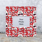 Another Monster Pattern White Box Photo Frame 4  x 6  Front