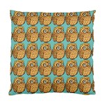 Seamless Cute Colourfull Owl Kids Pattern Standard Cushion Case (Two Sides) Back