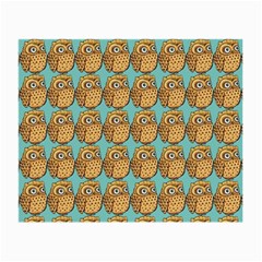 Owl-pattern-background Small Glasses Cloth by Grandong