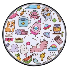 Set-kawaii-doodles -- Wireless Fast Charger(black) by Grandong