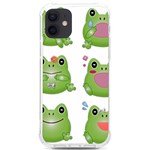 Kawaii-frog-rainy-season-japanese iPhone 12/12 Pro TPU UV Print Case Front