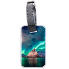 Amazing Aurora Borealis Colors Luggage Tag (two Sides) by Grandong