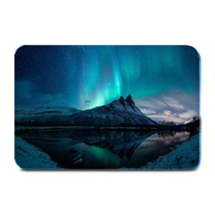 Aurora Borealis Mountain Reflection Plate Mats by Grandong