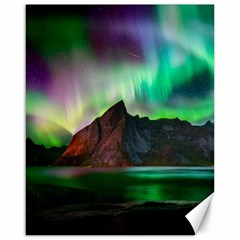 Aurora Borealis Nature Sky Light Canvas 16  X 20  by Grandong