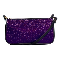 Purple Glittery Backdrop Scrapbooking Sparkle Shoulder Clutch Bag by Vaneshop