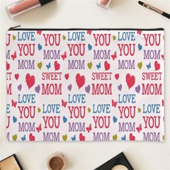 Love Mom Happy Mothers Day I Love Mom Graphic Cosmetic Bag (xxxl) by Vaneshop