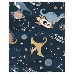 Space Theme Art Pattern Design Wallpaper Drawstring Bag (small) by Vaneshop