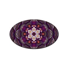 Rosette Kaleidoscope Mosaic Abstract Background Art Sticker Oval (100 Pack) by Vaneshop