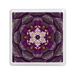 Rosette Kaleidoscope Mosaic Abstract Background Art Memory Card Reader (square) by Vaneshop