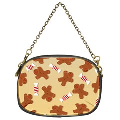 Gingerbread Christmas Time Chain Purse (one Side) by Pakjumat