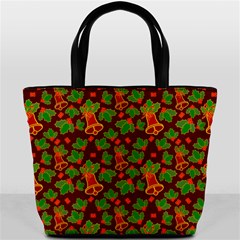 Christmas Pattern Bucket Bag by Pakjumat