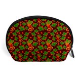 Christmas Wrapping Paper Accessory Pouch (Large) Front