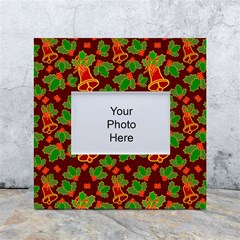 Template Christmas Pattern White Box Photo Frame 4  X 6  by Pakjumat