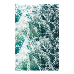 Blue Ocean Waves Shower Curtain 48  X 72  (small)  by Jack14