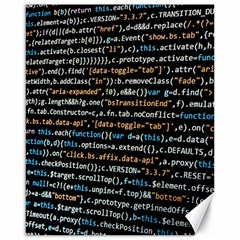 Close Up Code Coding Computer Canvas 16  X 20  by Amaryn4rt