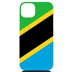 Flag Of Tanzania iPhone 14 Plus Black UV Print Case Front