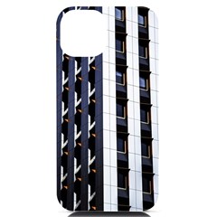 Architecture-building-pattern Iphone 14 Black Uv Print Case by Amaryn4rt