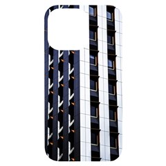 Architecture-building-pattern Iphone 14 Pro Max Black Uv Print Case by Amaryn4rt