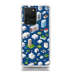 Isometric-seamless-pattern-megapolis Samsung Galaxy S20 Ultra 6 9 Inch Tpu Uv Case by Amaryn4rt