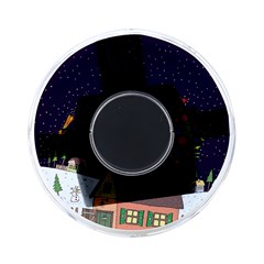 House Tree Man Moon Night Stars On-the-go Memory Card Reader by Pakjumat