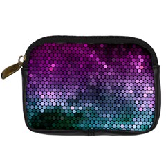 Digital Abstract Party Event Digital Camera Leather Case by Pakjumat