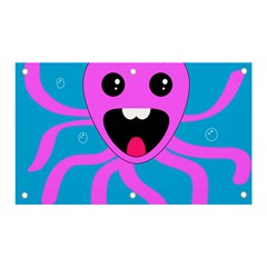 Bubble Octopus Copy Banner And Sign 5  X 3  by Dutashop