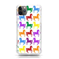 Colorful Horse Background Wallpaper Iphone 11 Pro Max 6 5 Inch Tpu Uv Print Case by Amaryn4rt