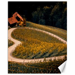 Vineyard Agriculture Farm Autumn Canvas 16  X 20  by Sarkoni