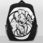 Mammoth Elephant Strong Backpack Bag Front
