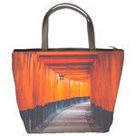 Architecture Art Bright Color Bucket Bag Back