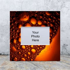 Bubbles Abstract Art Gold Golden White Box Photo Frame 4  X 6  by Dutashop